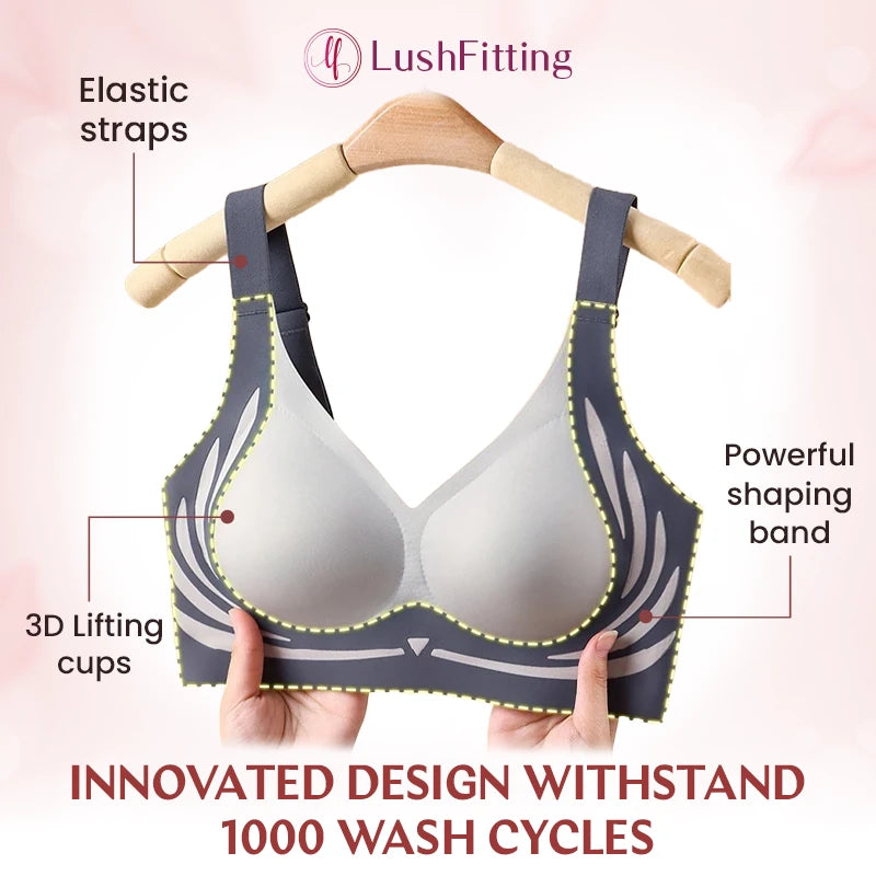 LushFitting - Powerful Seamless Wireless Push-Up Bra + Surprise Gift